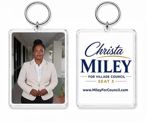 Christa Miley Campaign Keychain